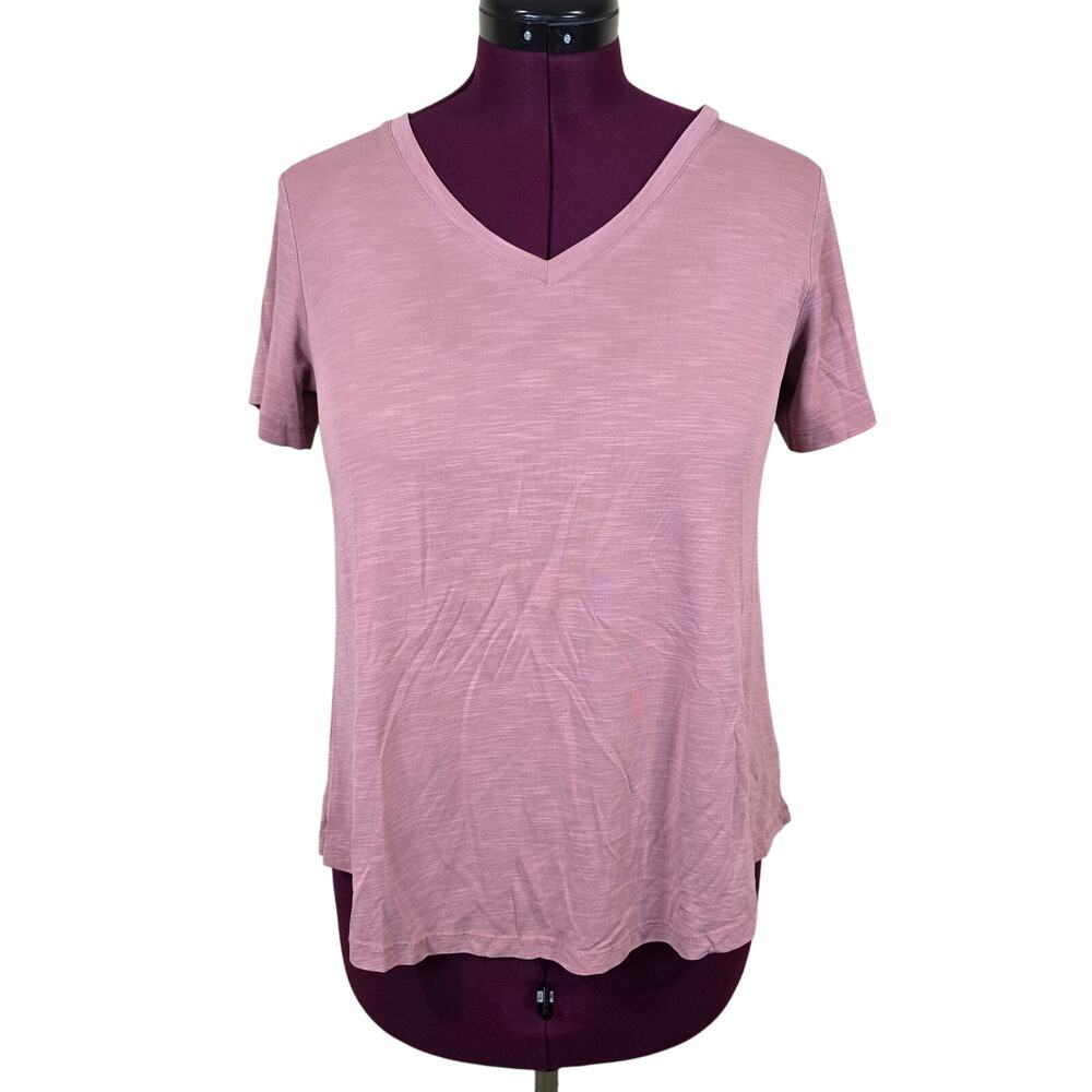 Women's Mod Ref Pink Mauve Short Sleeve Oversized Tee | Size Small